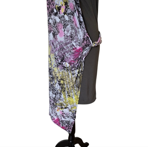 Anthropologie Leifsdottir Crushed Chroma Asymmetrical tank dress size medium - Picture 4 of 16